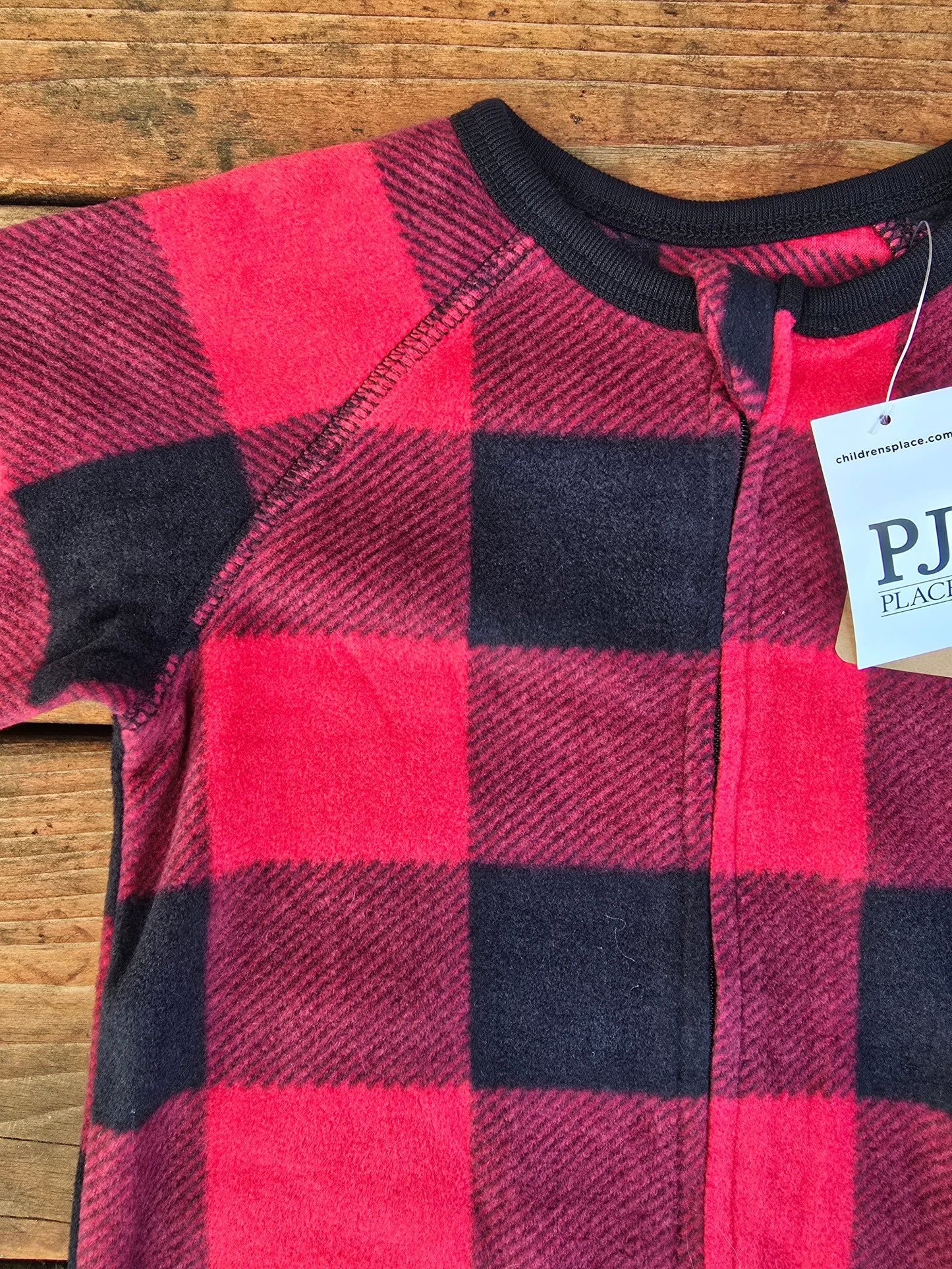 NWT PJ Place Fleece Zip Pajama-12/18M/5T