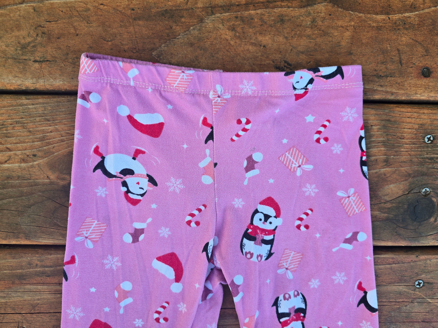 One Step Up Girls Penguin Leggings-5/6