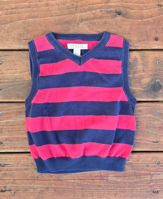 George Boys Knit Sweater Vest-5T