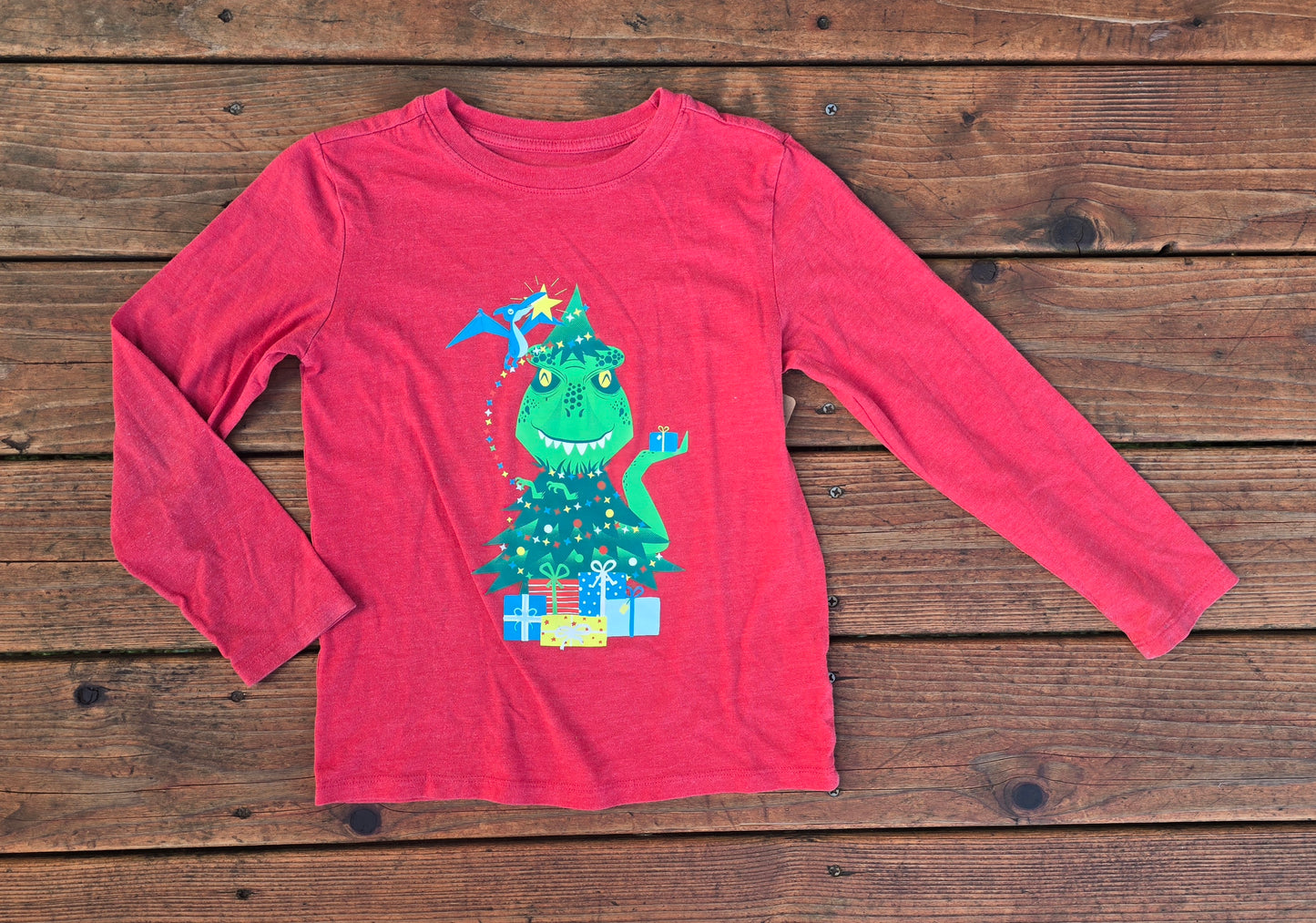 Cat&Jack Grinch Long Sleeve Shirt-6/7