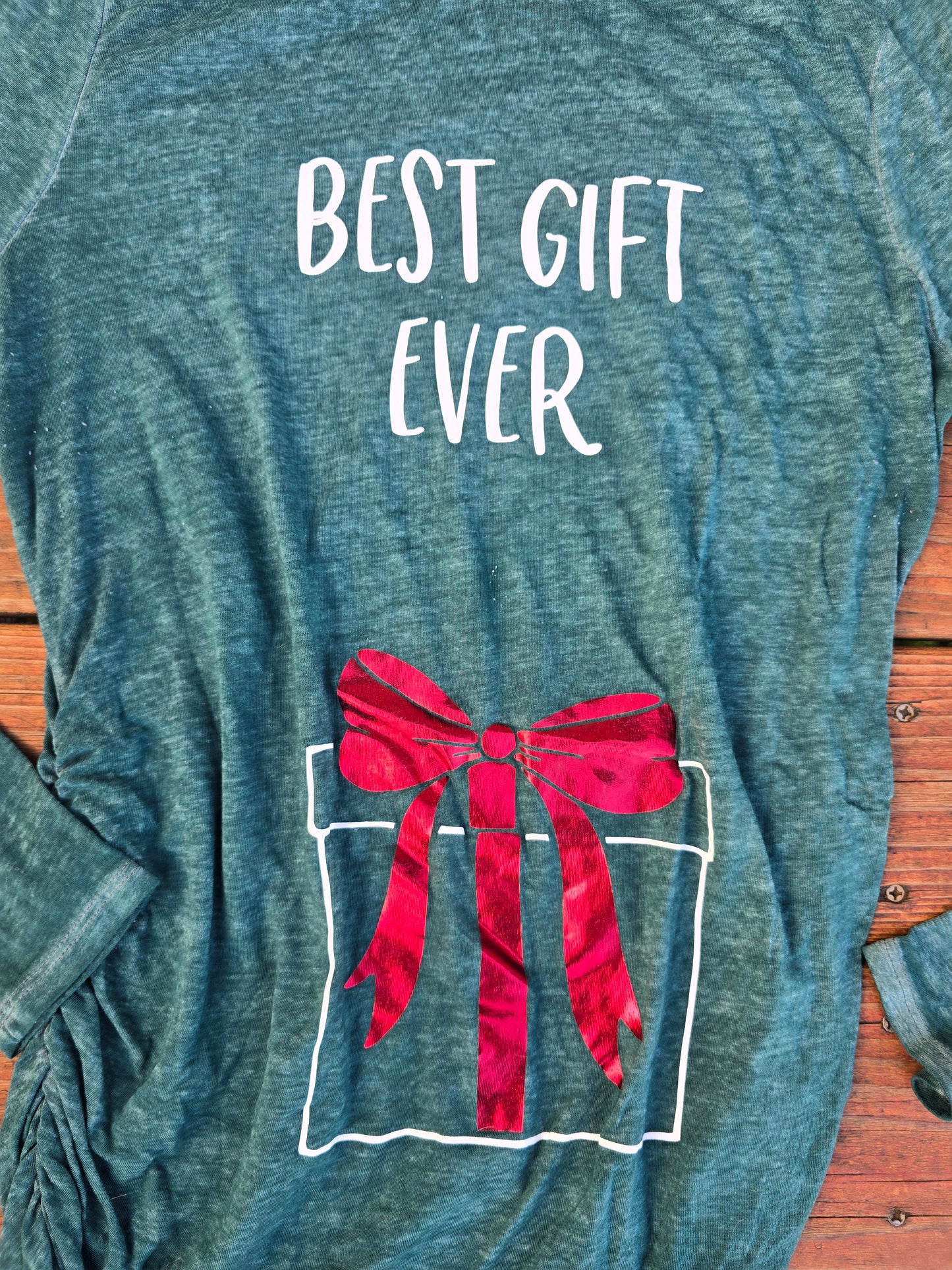 Motherhood Maternity Christmas Blouse-L