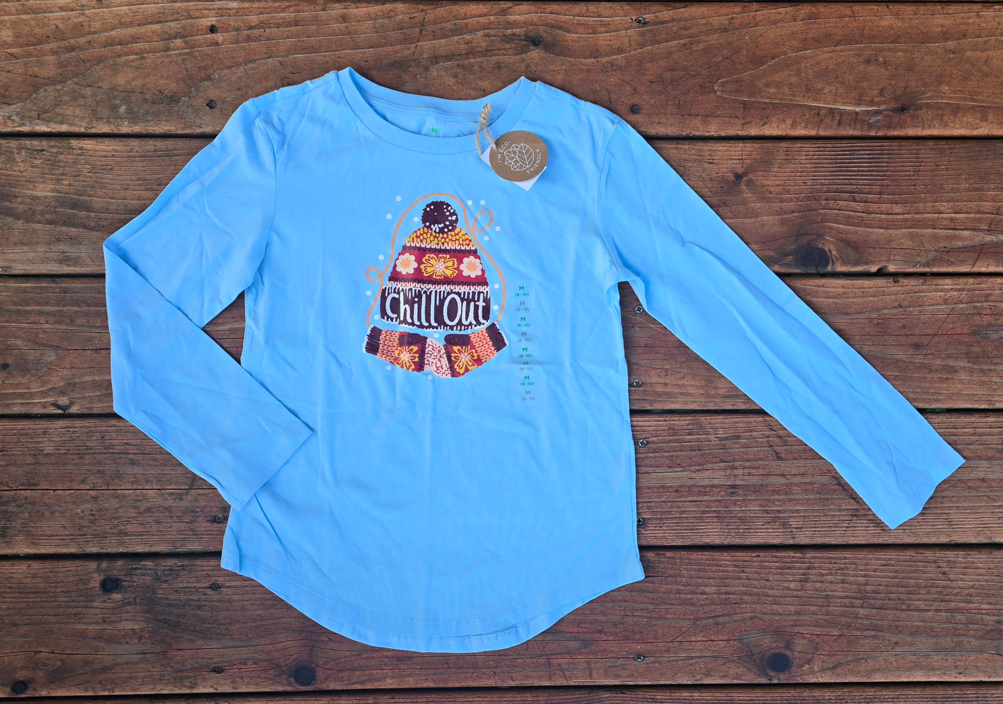 NWT Dip Girls Long Sleeve Shirt-8/10