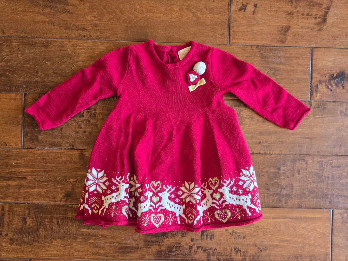 Heirlooms Polly Flinders Girls Dress-12M