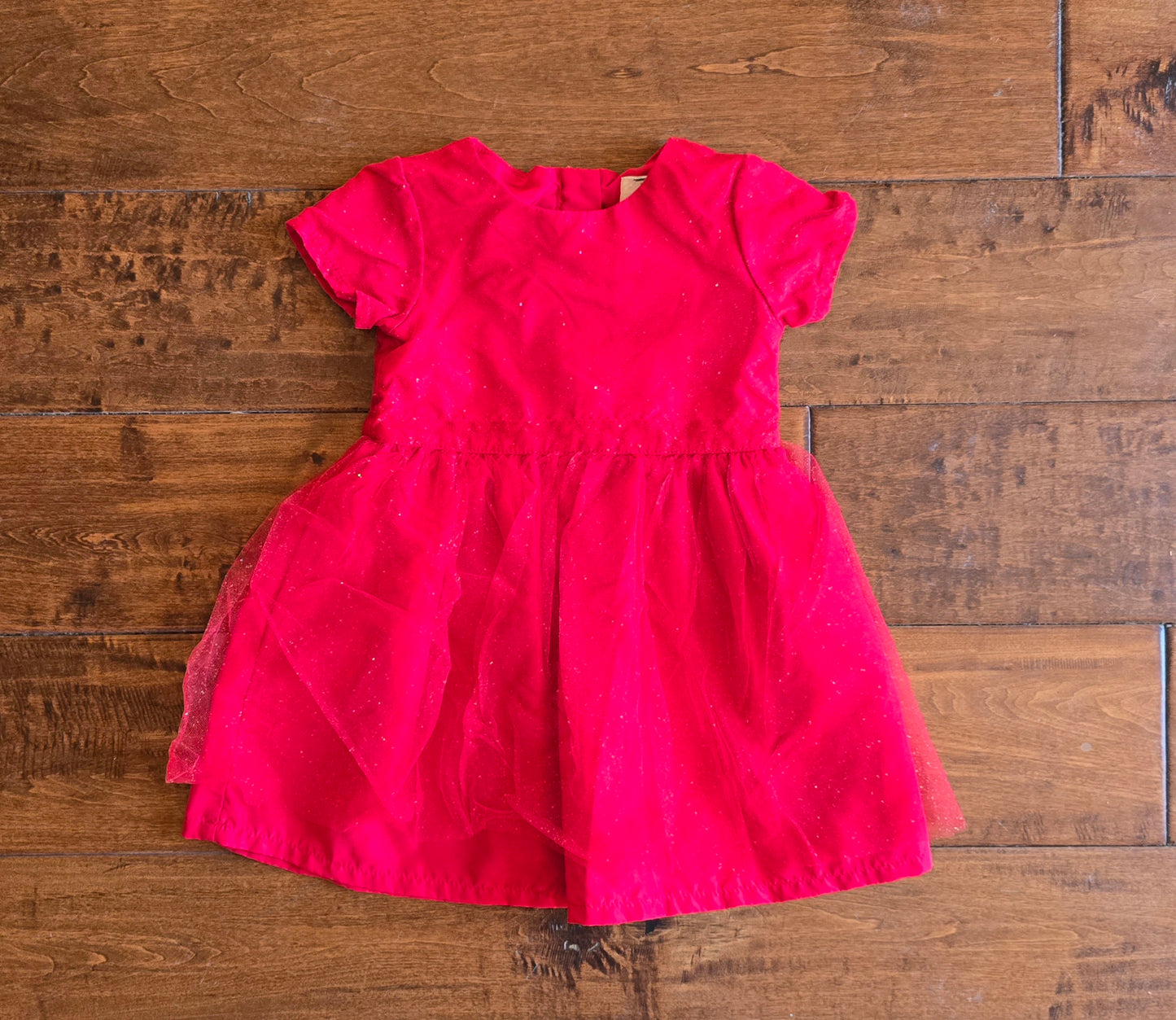 Carter's Girls Red Formal Dress-12M