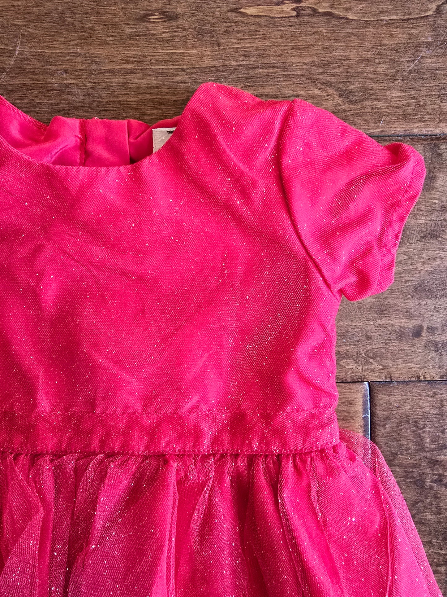 Carter's Girls Red Formal Dress-12M