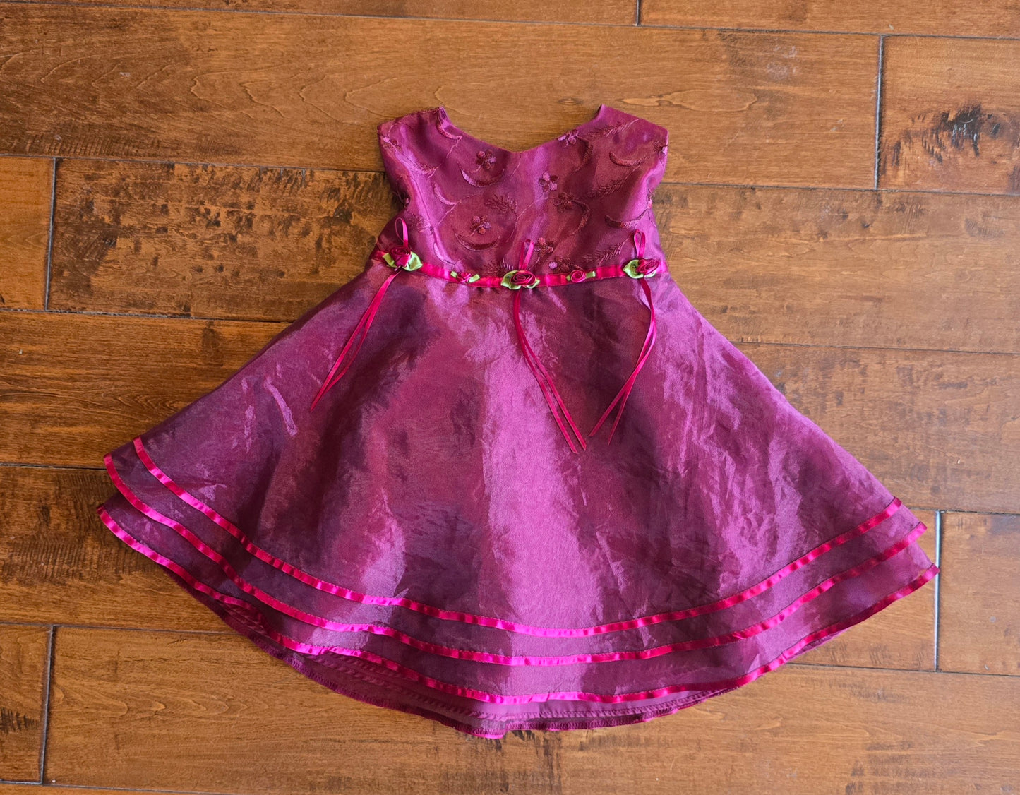 Munega Girls Plum Formal Dress-12M