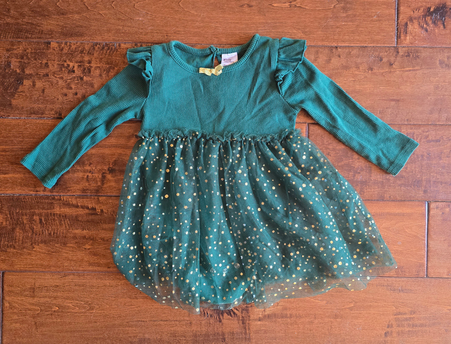 Baby Starters Girls Long Sleeve Dress-18M