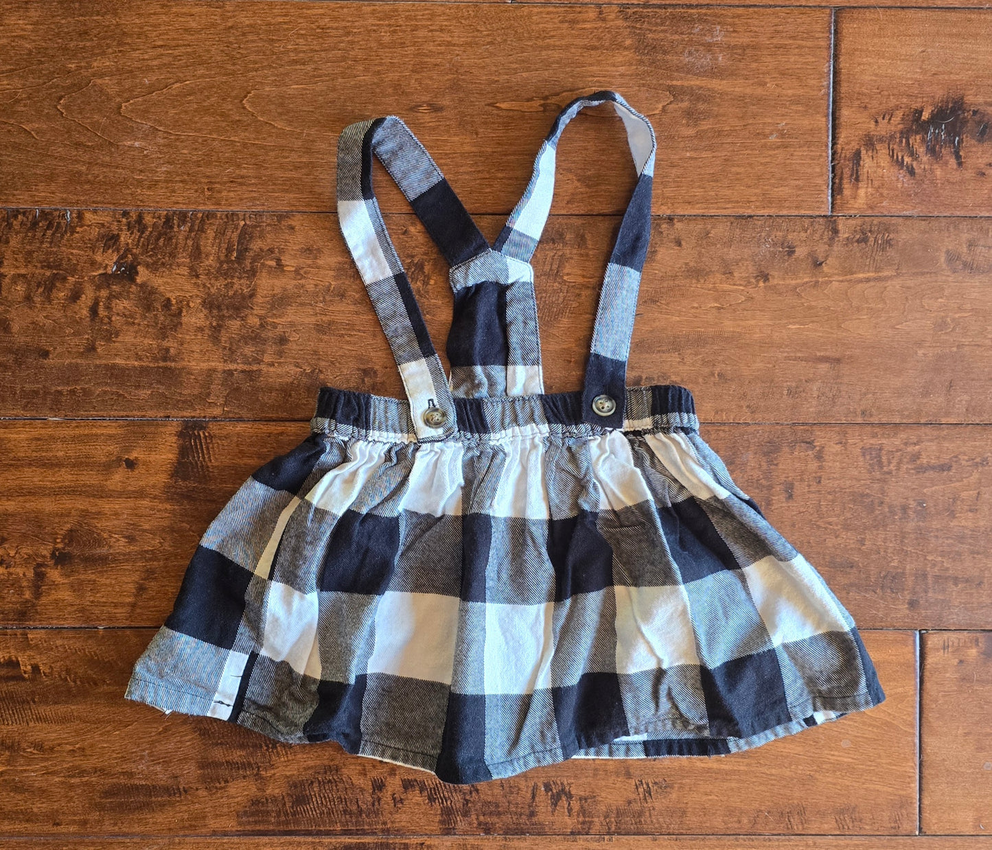 Carter's Girls Plaid Jumper Dress-18M