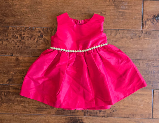 Katie M Girls Christmas Dress-18M