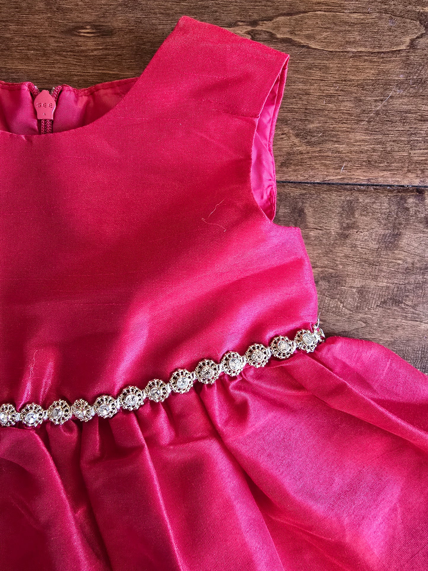 Katie M Girls Christmas Dress-18M