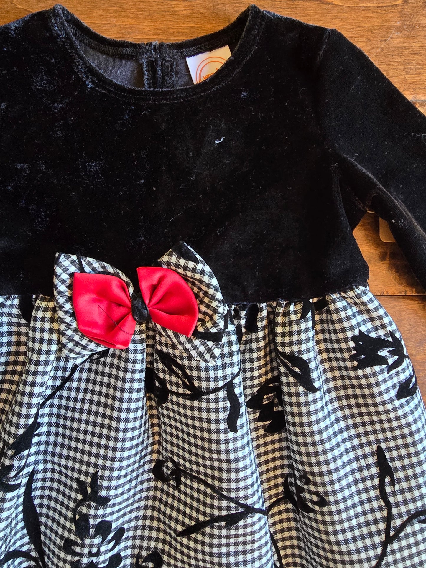 Wonder Nation Girls Christmas Dress-18M