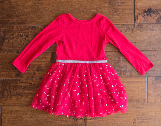 Cat&Jack Girls Long Sleeve Dress-2T