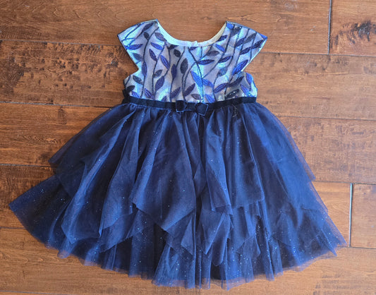 Jone Michelle Navy Sequins Dress-2T