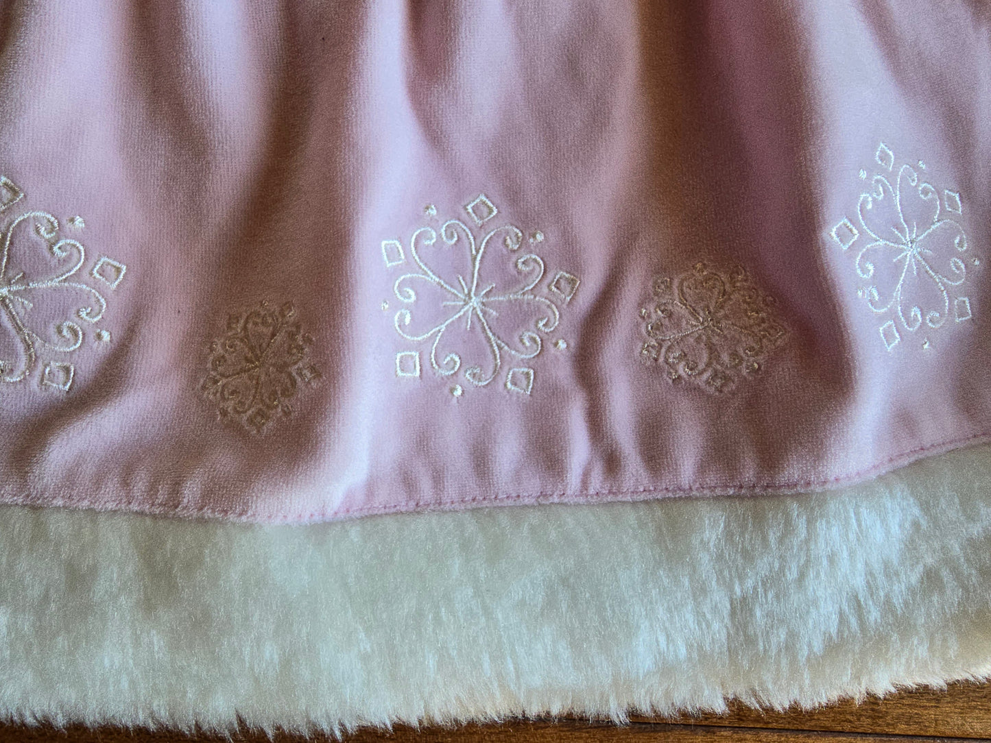 PAB Kids Girls Pink Fur Dress-3T