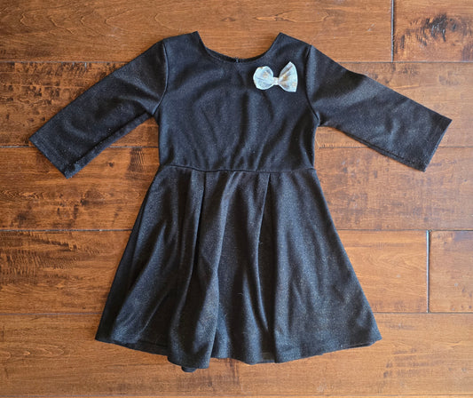 Healthtex Girls Black Casual Dress-2T