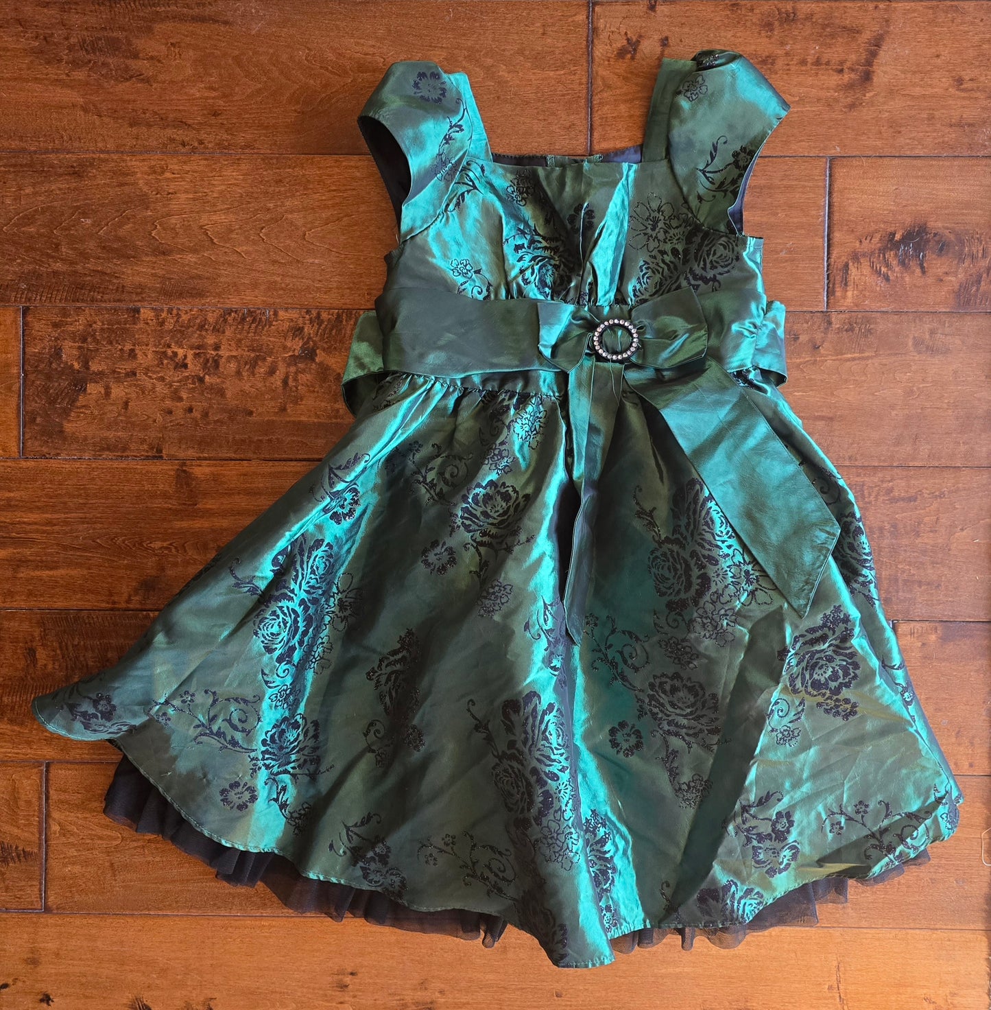 Jona Michelle Emerald Dress-5