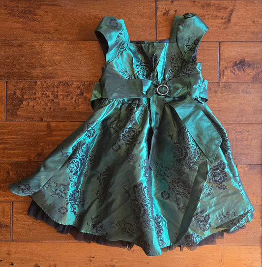 Jona Michelle Emerald Dress-5