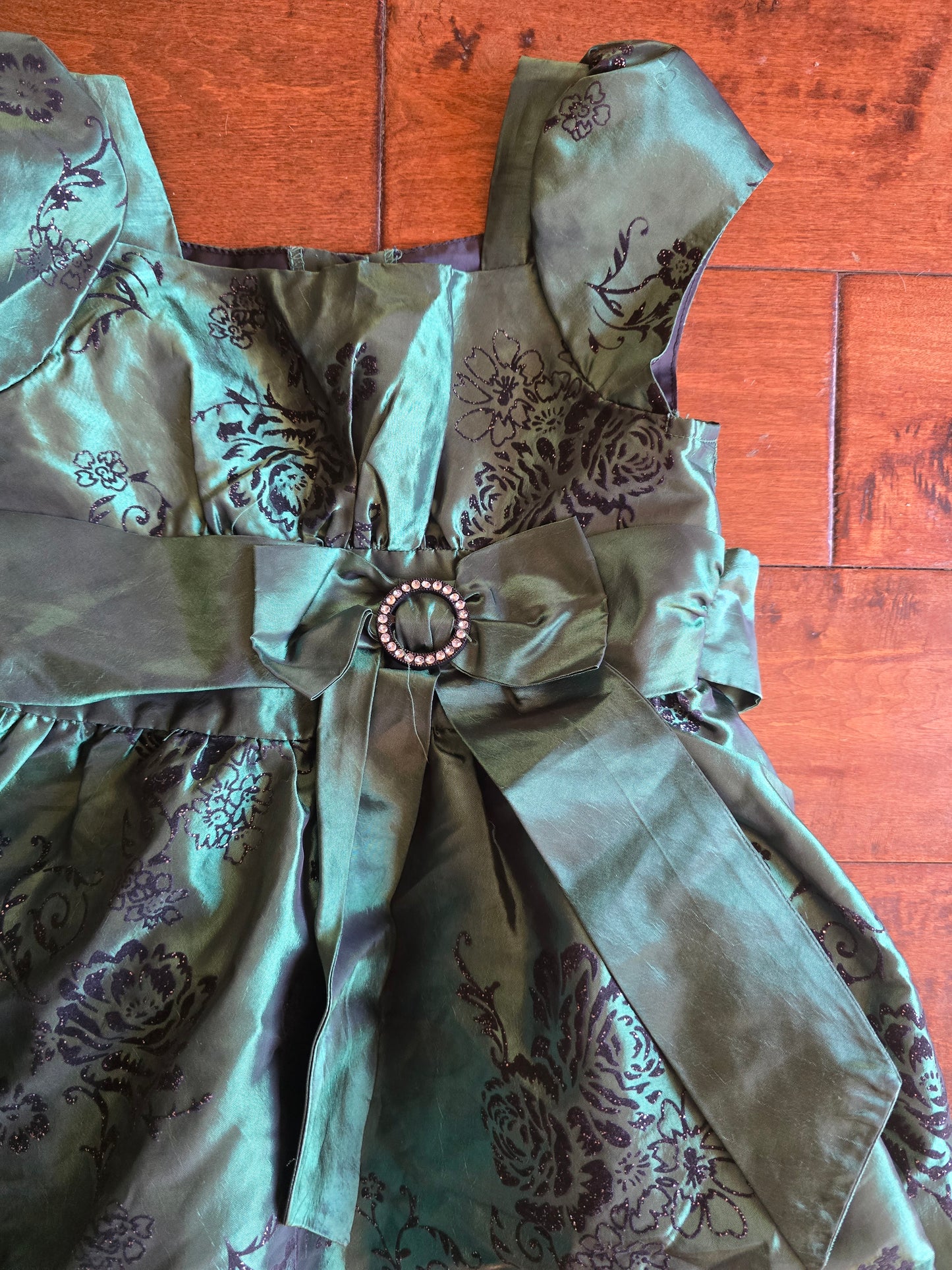 Jona Michelle Emerald Dress-5