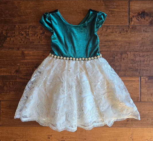 Jessica Simpson Emerald Dress-4T