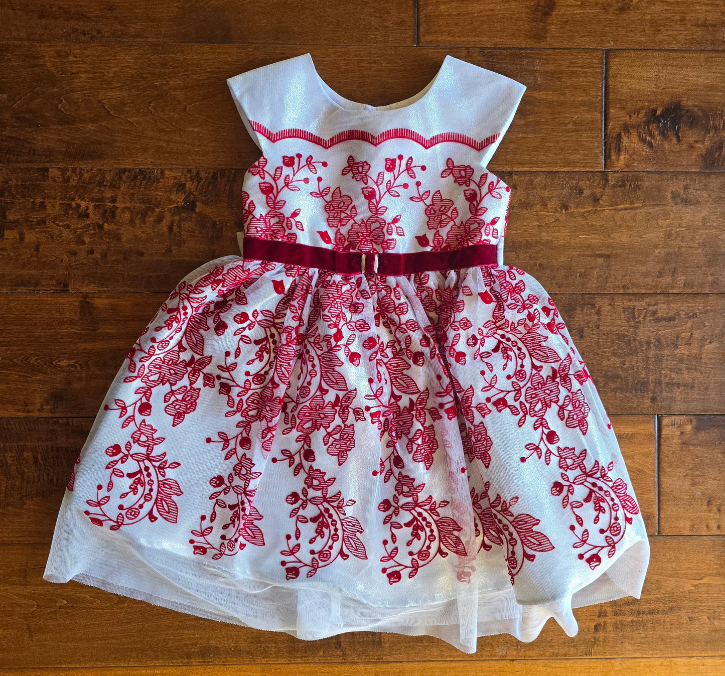 Jona Michelle Ruby Dress+Shrug-4T
