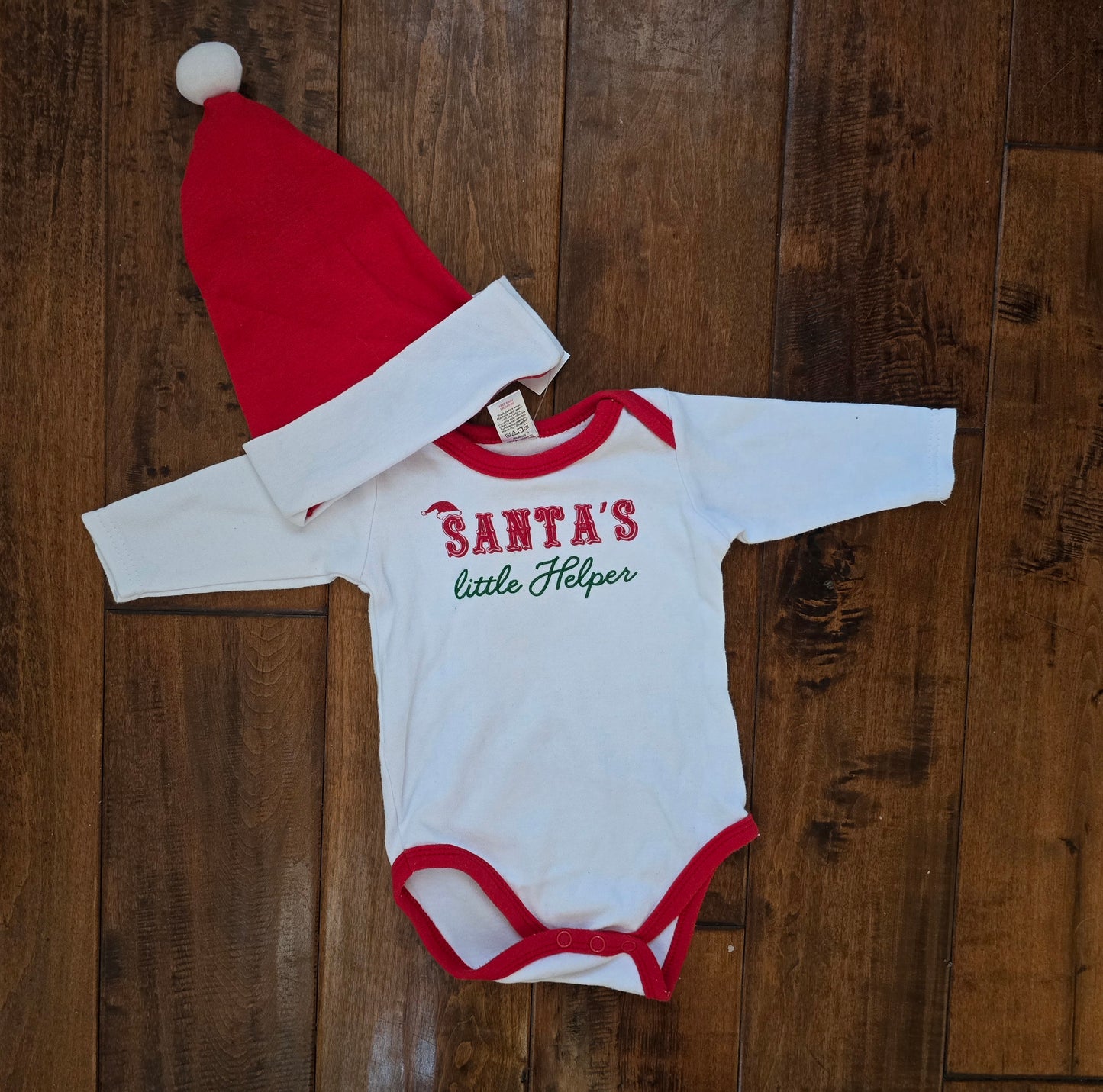 Little Treasures Long Sleeve Bodysuit+Hat-0/3M