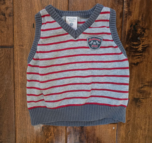 Pumpkin Patch Boys Sweater Vest-3/6M