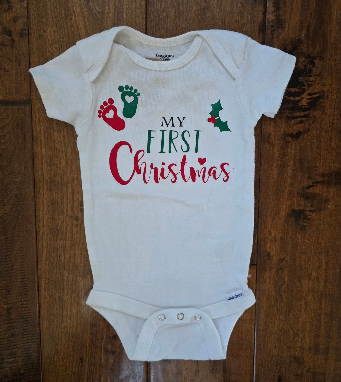 Gerber Short Sleeve Bodysuit-3/6M