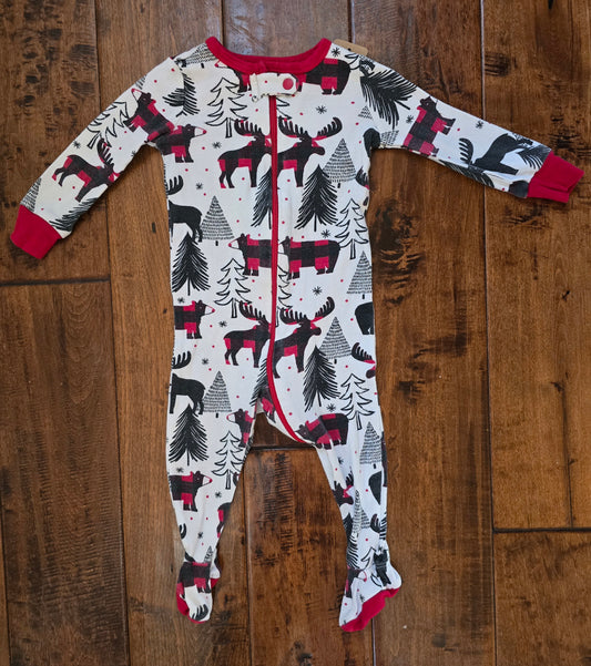 TCP Snug Fit Zip Pajama-3/6M