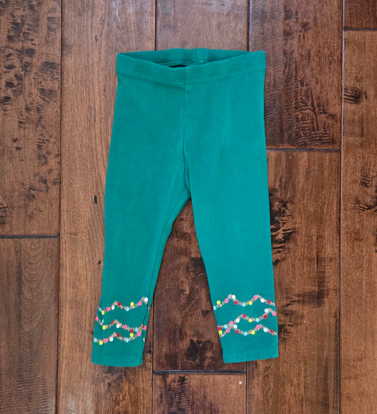 Cat&Jack Girls Christmas Leggings-12/18M