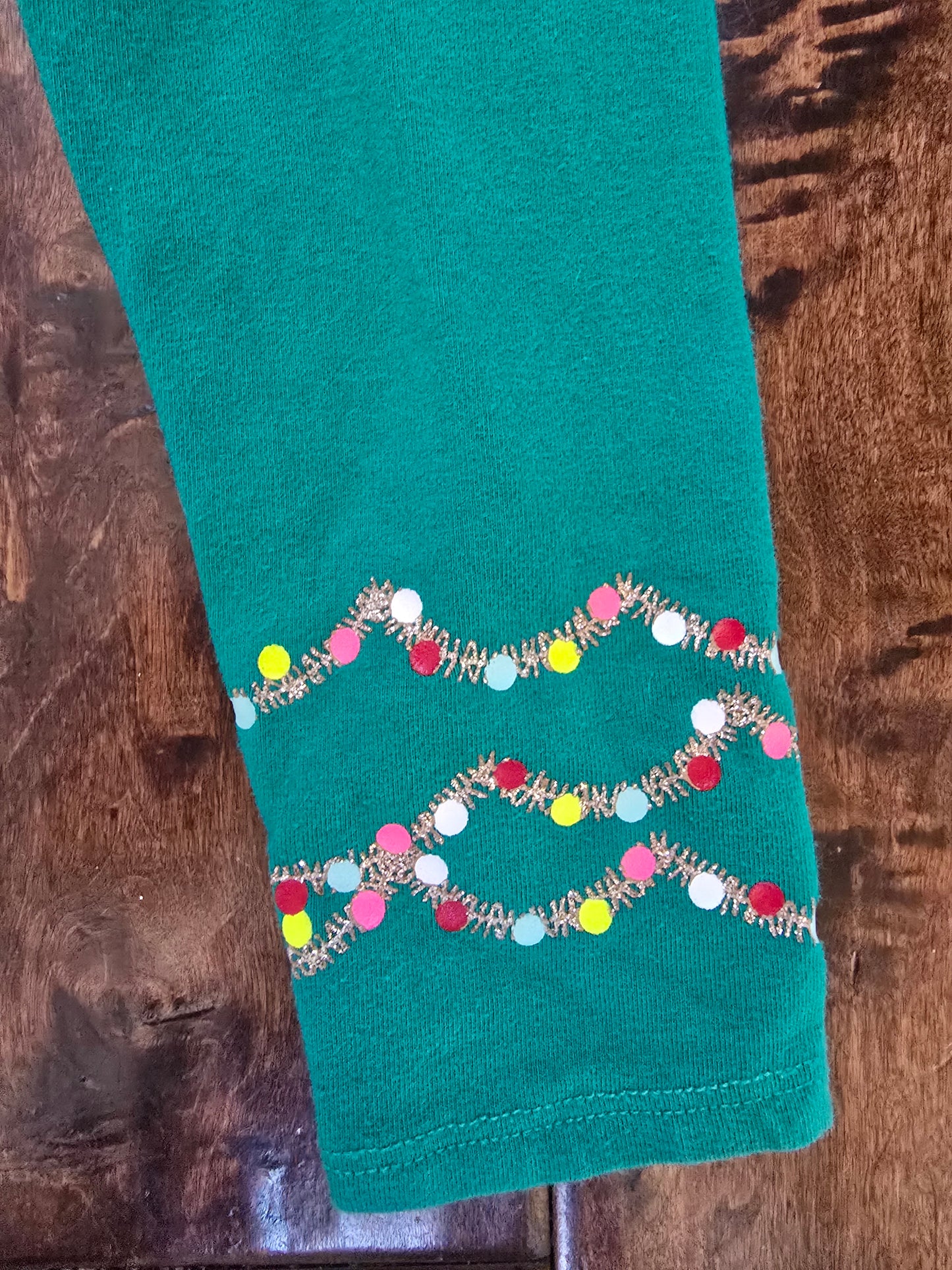 Cat&Jack Girls Christmas Leggings-12/18M