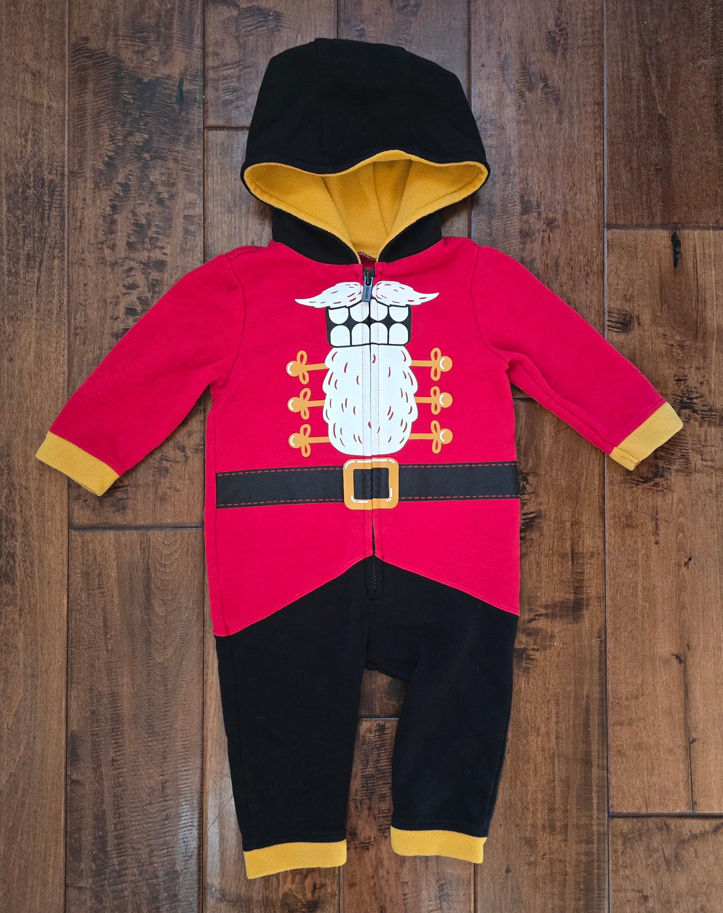 Old Navy Nutcracker Fleece Jumpsuit-6/12M