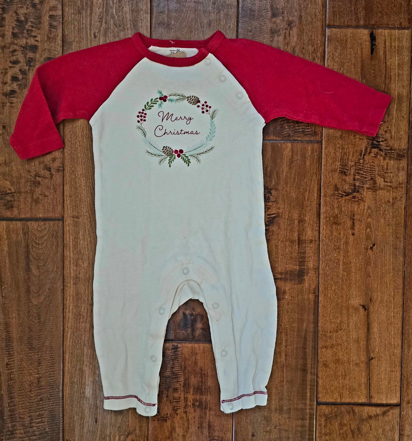 Touched By Nature Christmas Pajamas-6/12M