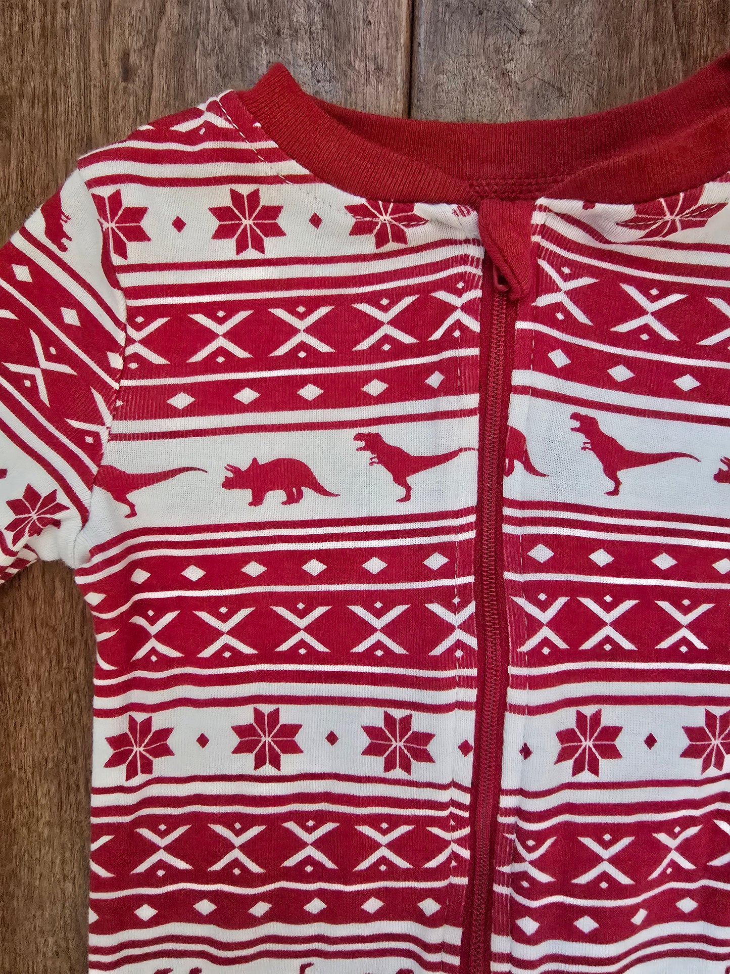 Dip Geometric Zip Snug Fit Pajama-12/18M