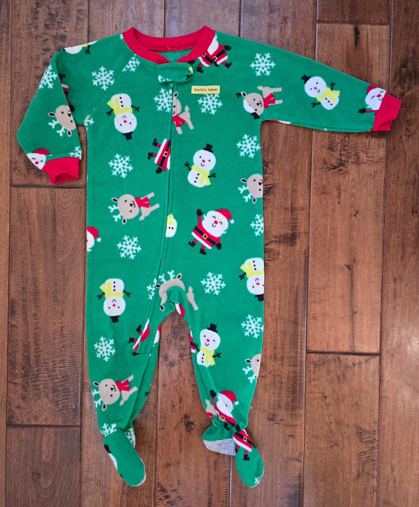 Child of Mine Boys Fleece Zip Pajama-18M
