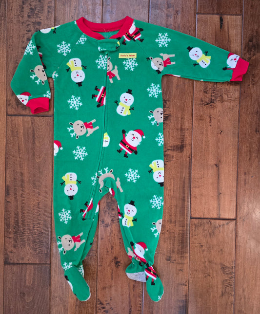 Child of Mine Boys Fleece Zip Pajama-18M