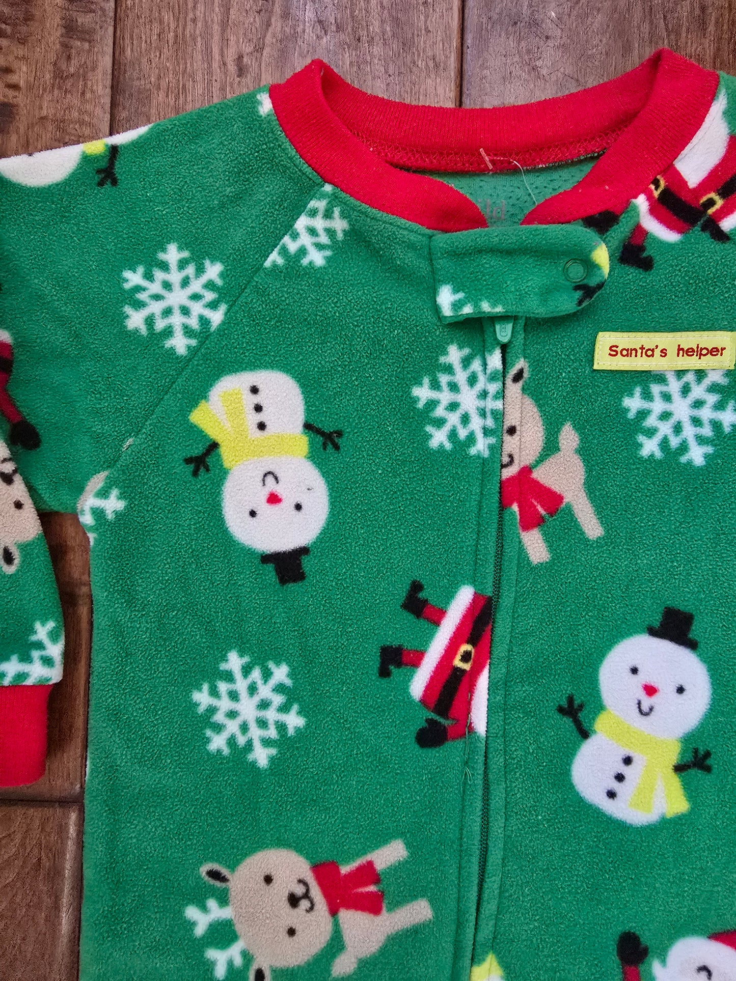 Child of Mine Boys Fleece Zip Pajama-18M