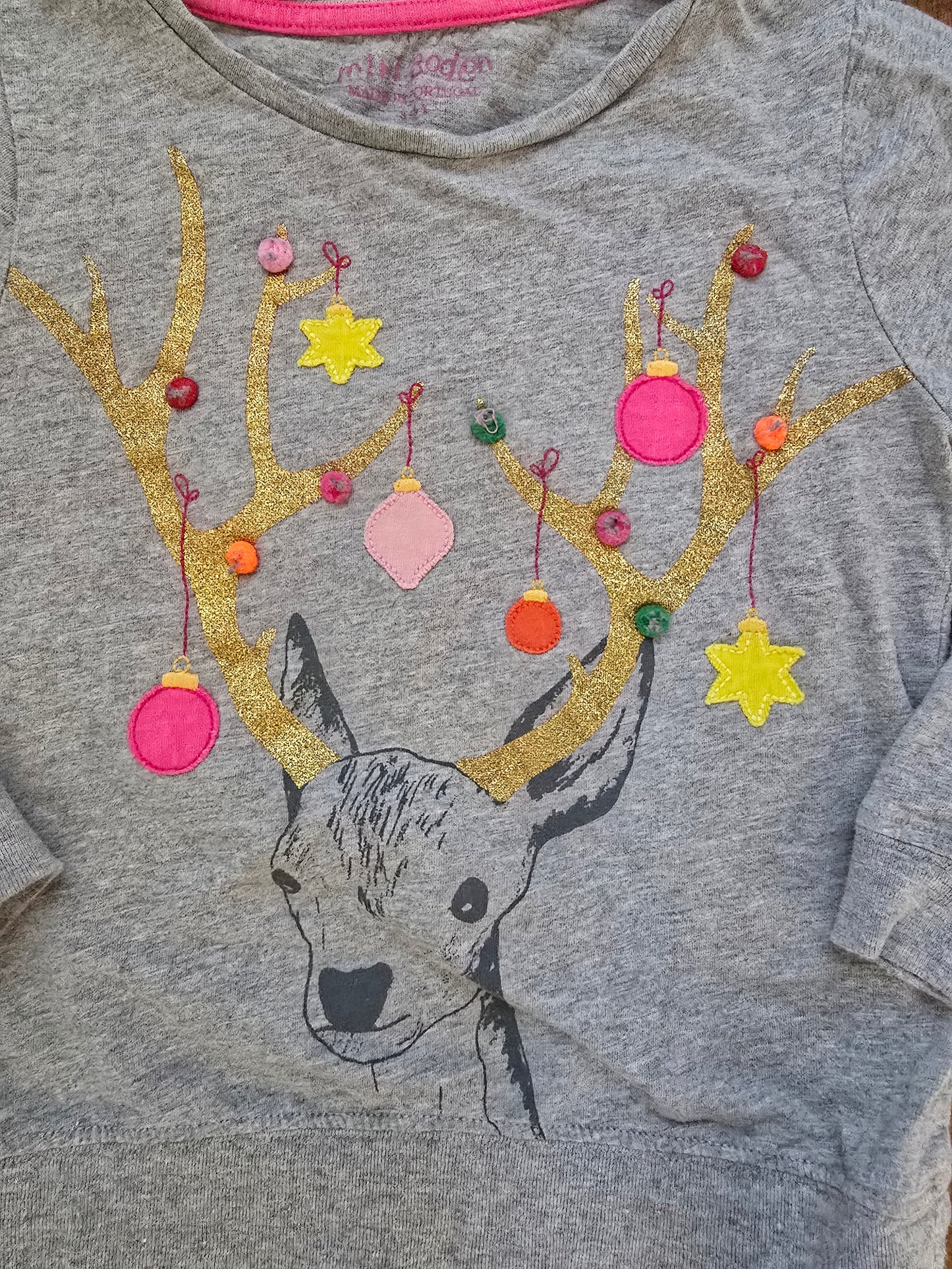 Mini Boden Girls Long Sleeve Shirt-3/4T