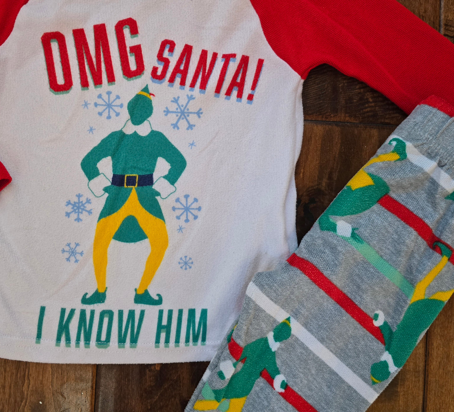 Elf Boys Snug Fit Pajama Set-2T