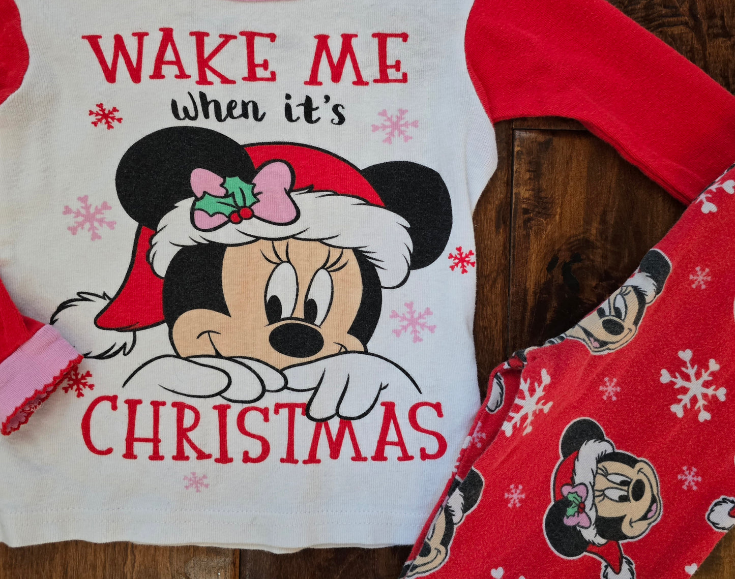 Disney Girls Snug Fit Pajama Set-3T