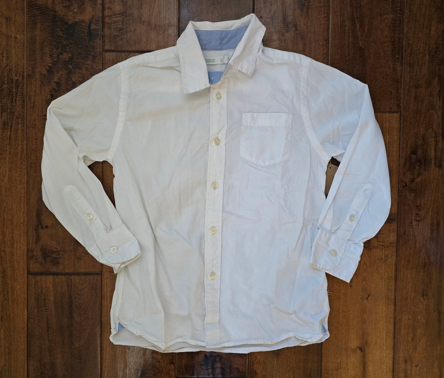 J.Crew Boys Long Sleeve Button Down-6/7