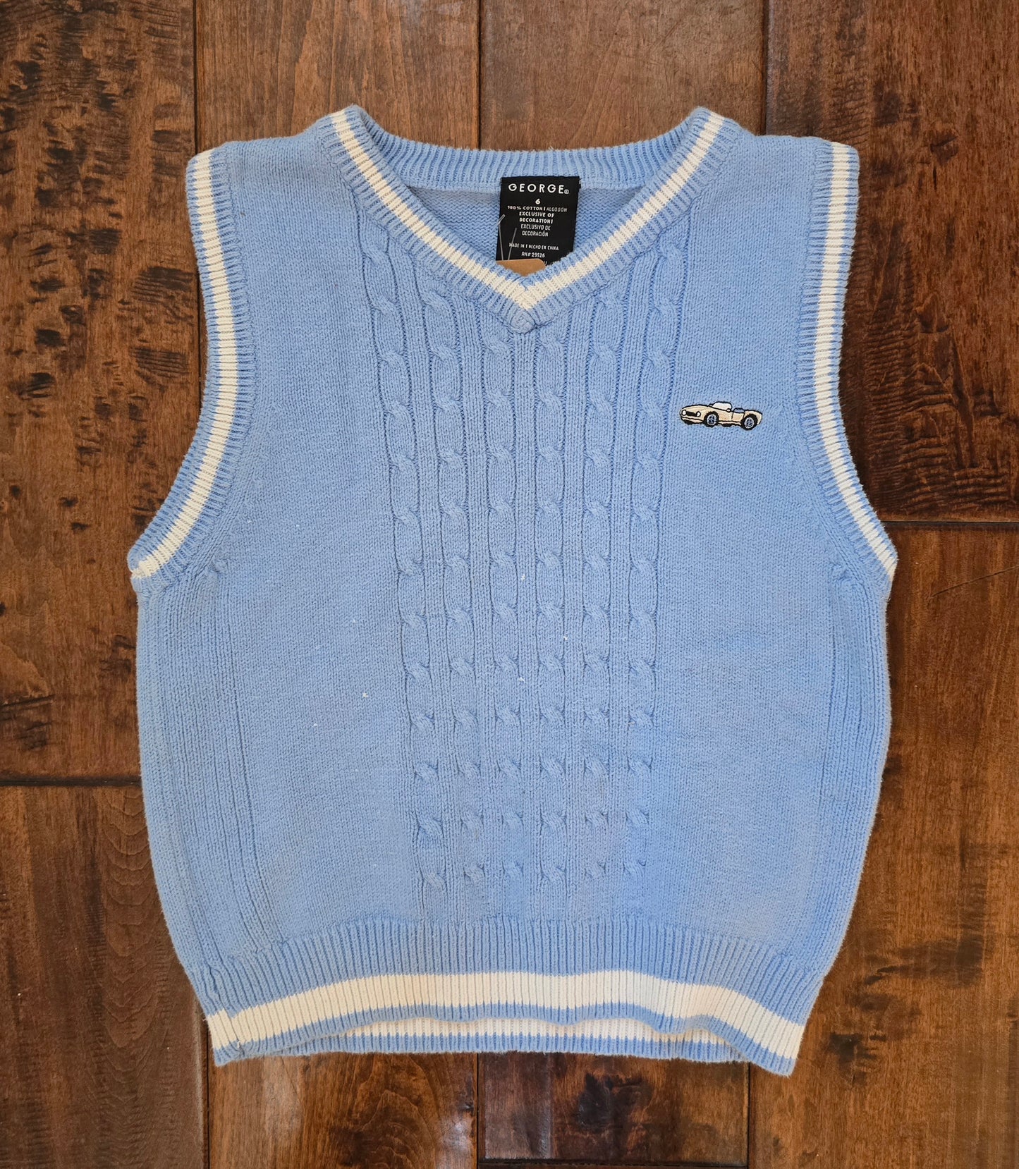 George Boys Knit Sweater Vest-6