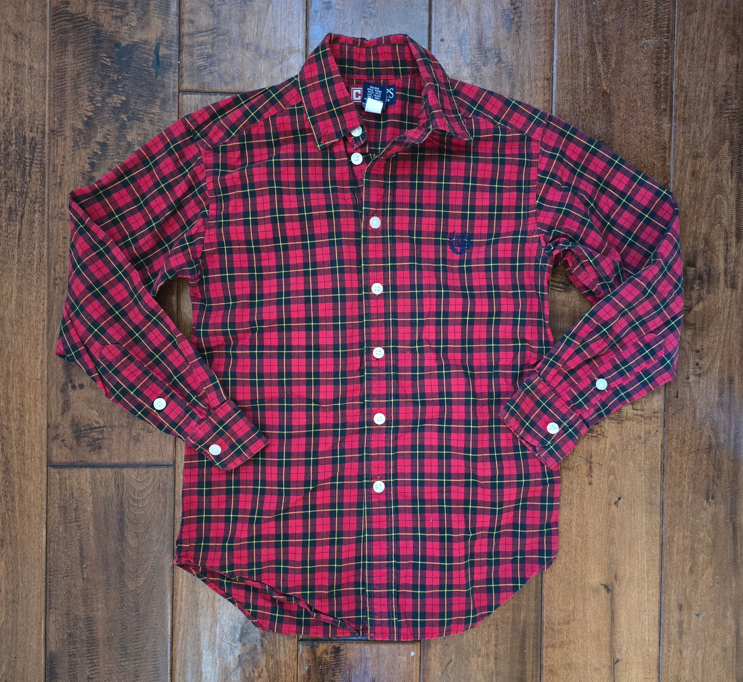 Chaps Boys Long Sleeve Button Down-8