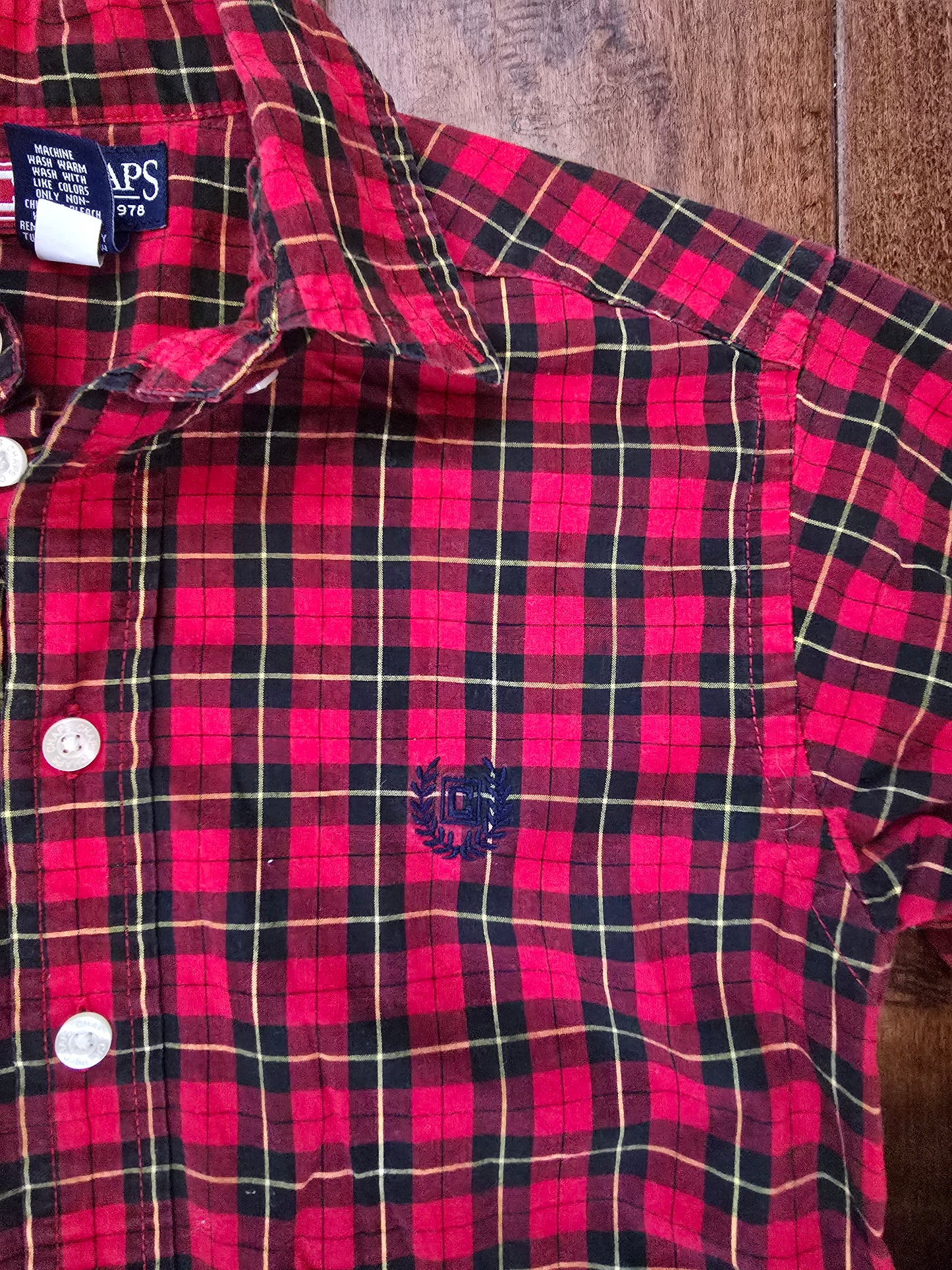 Chaps Boys Long Sleeve Button Down-8