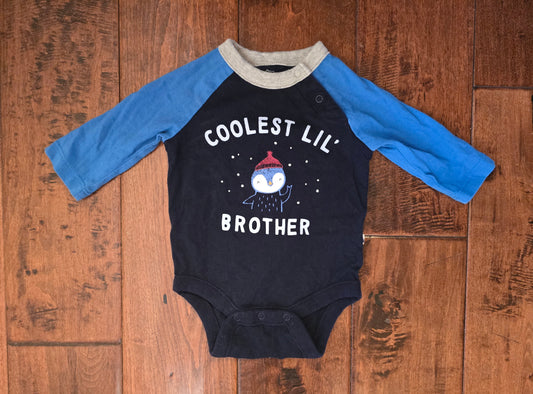 GAP Boys Long Sleeve Bodysuit-0/3M