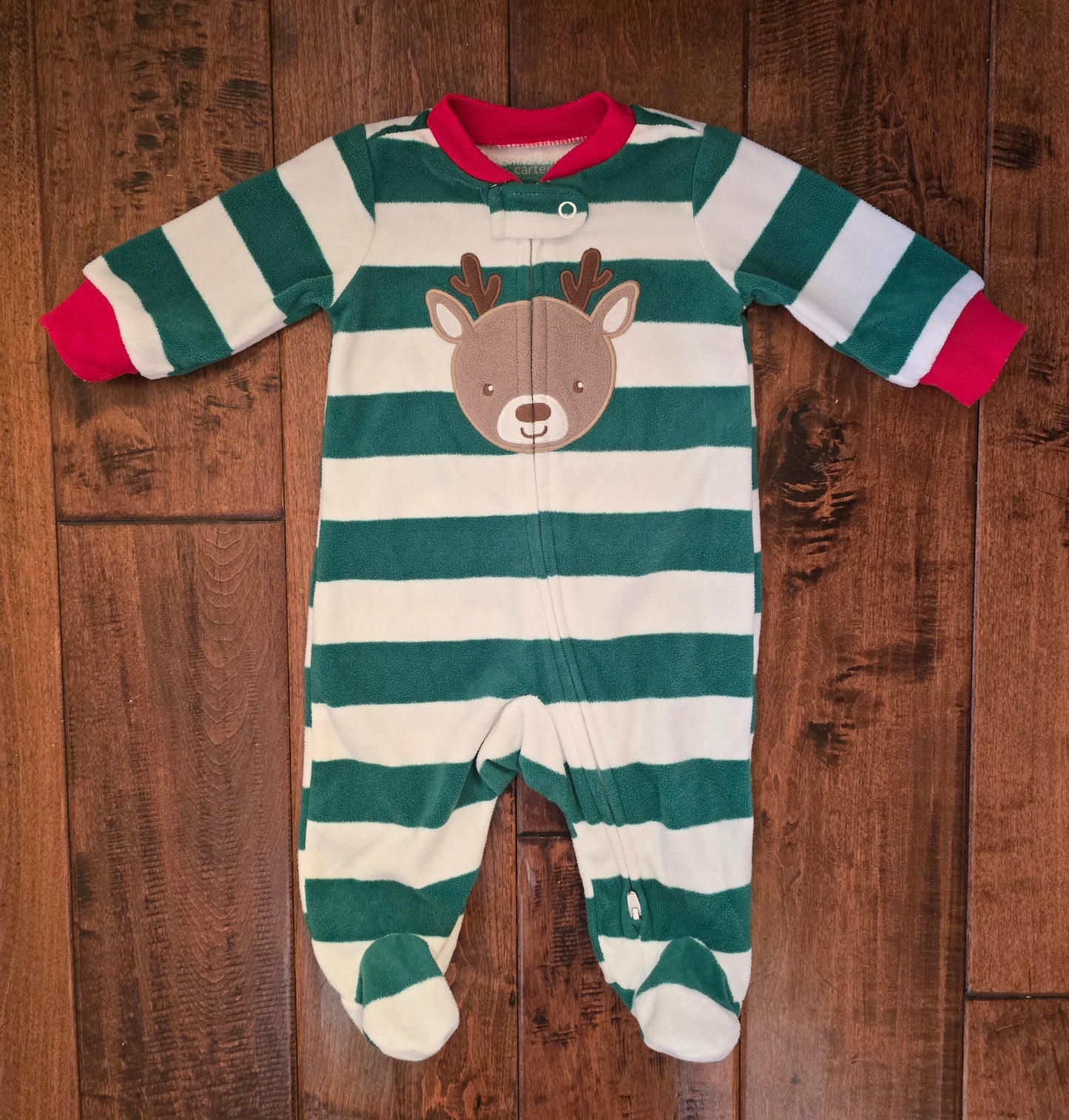 Carter's Boys Fleece Zip Pajama-3M