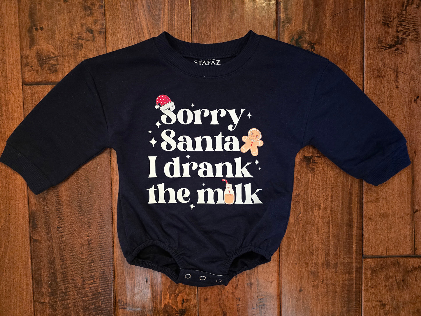 Stafaz Long Sleeve Bodysuit-3/6M