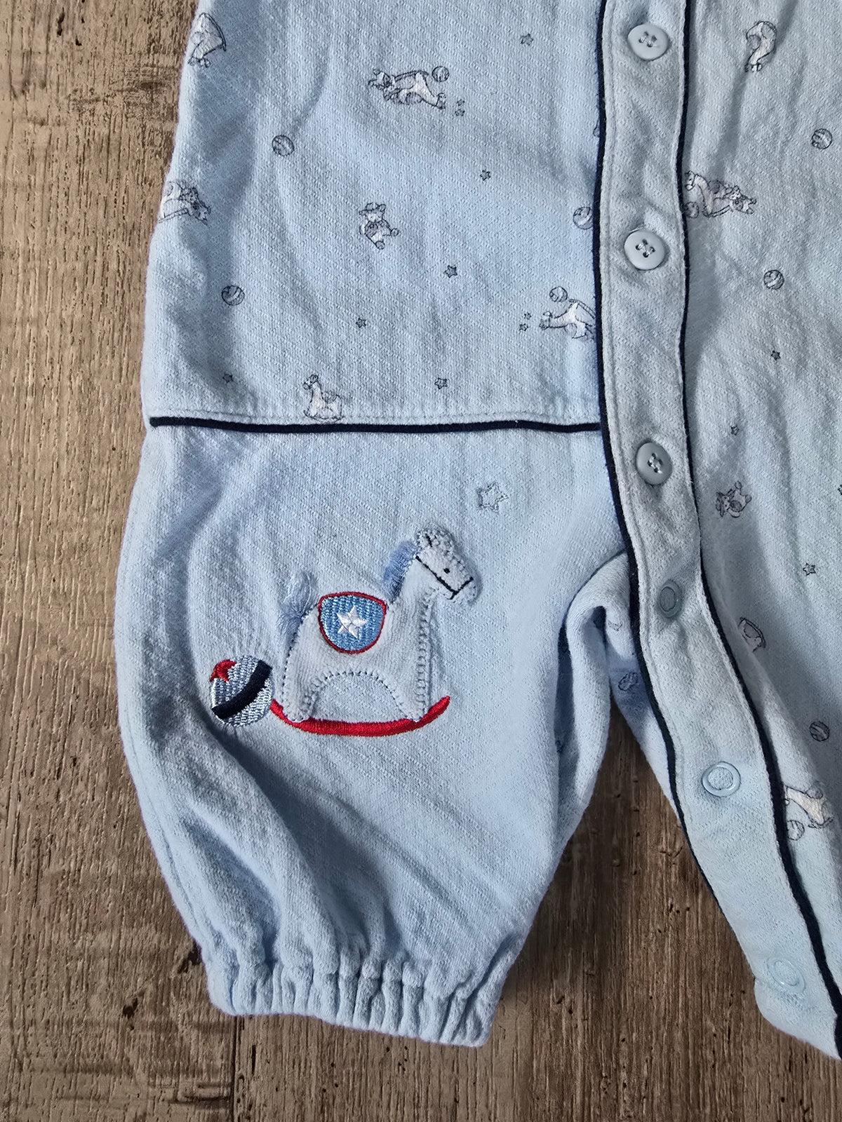 Boys Cotton Sleeper Romper – NB