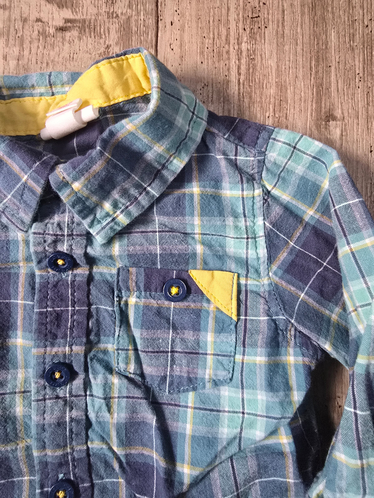 Cat&Jack Boys Button-Down Shirt – 3/6 M