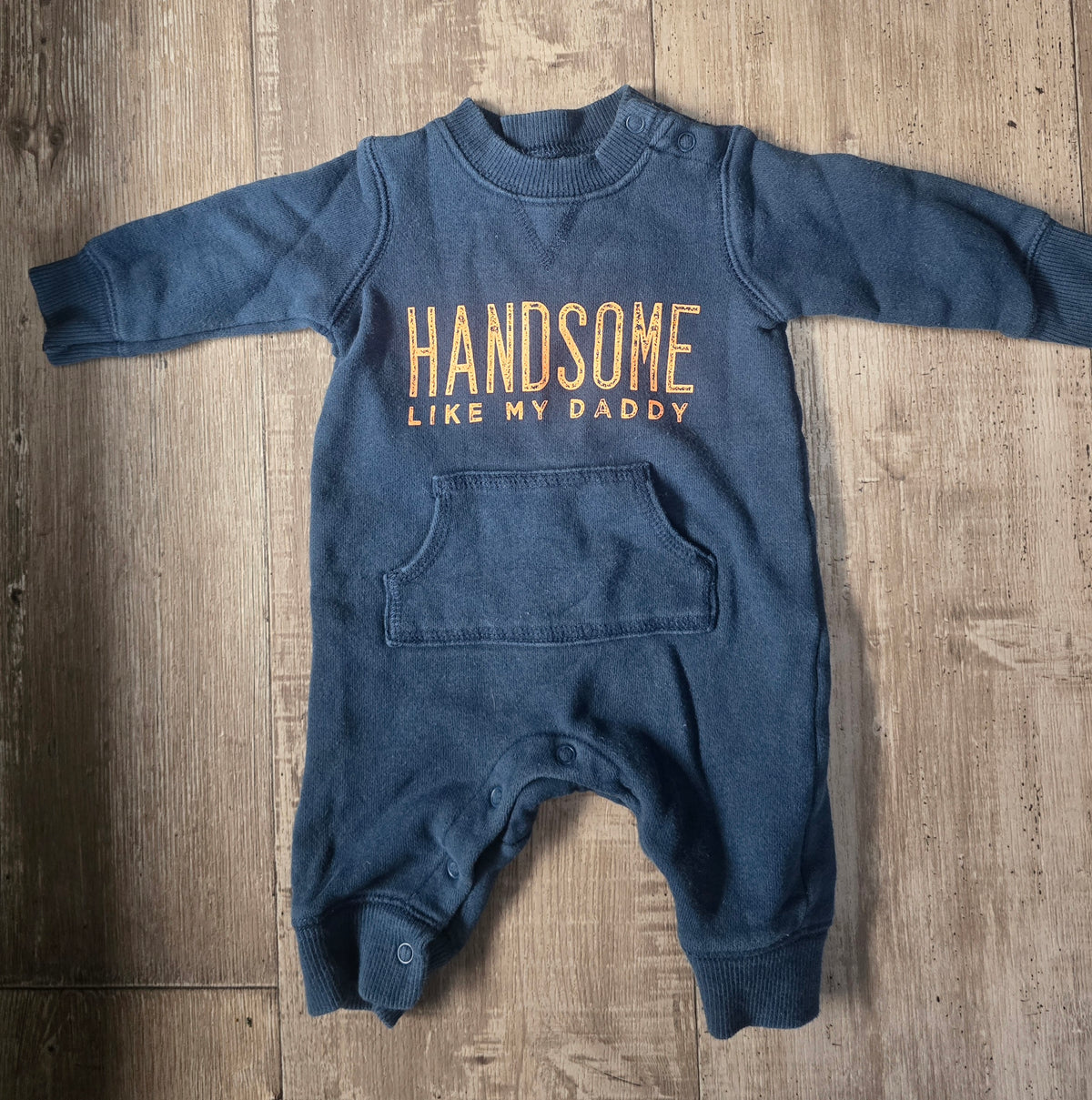 Carter’s Boys Sweatshirt Romper – 3M
