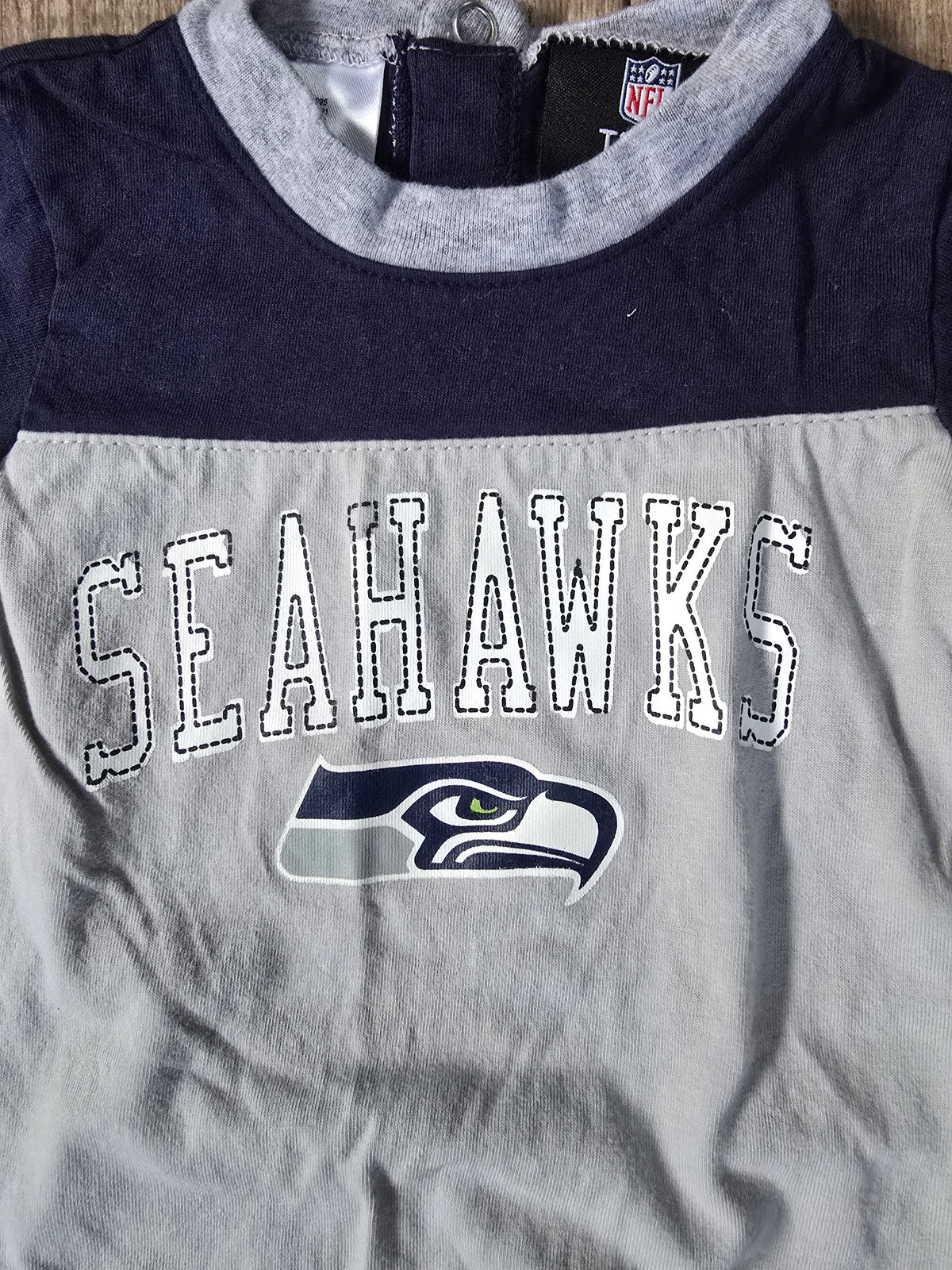 NFL Seattle Seahawks Boys Romper - 0/3M